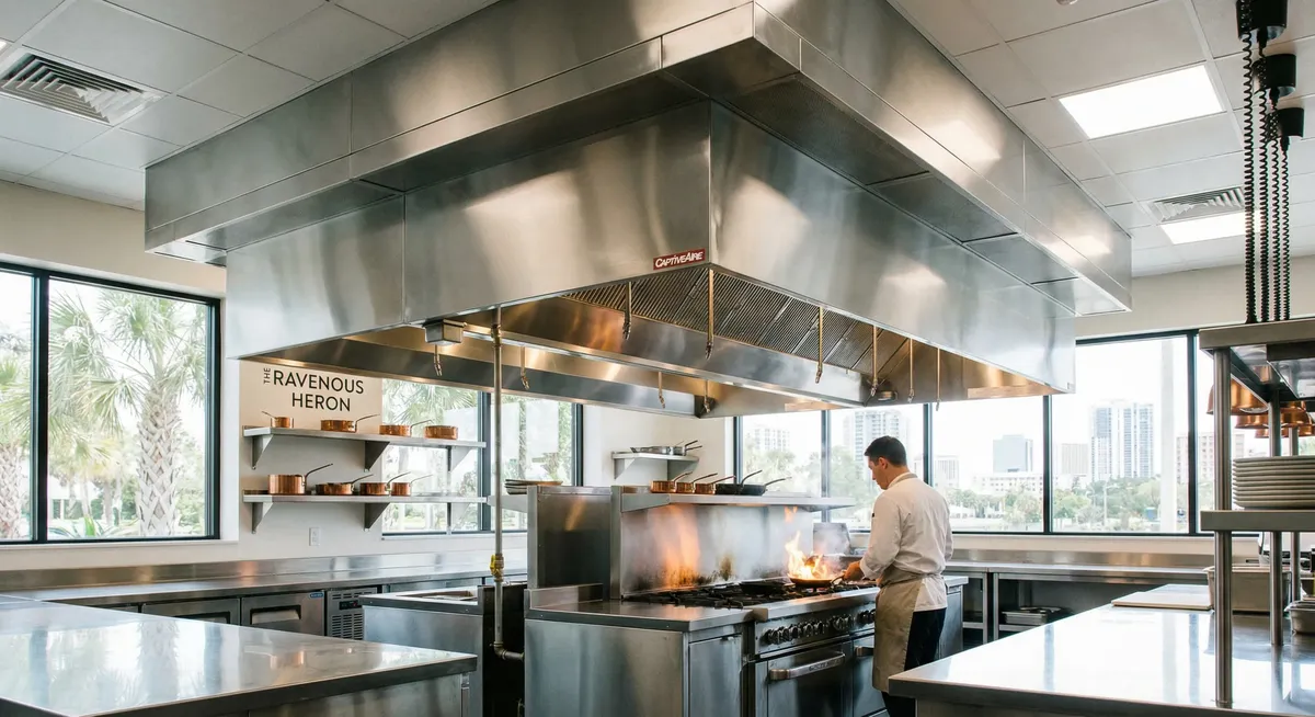 Commercial exhaust hood cleaning before documentation